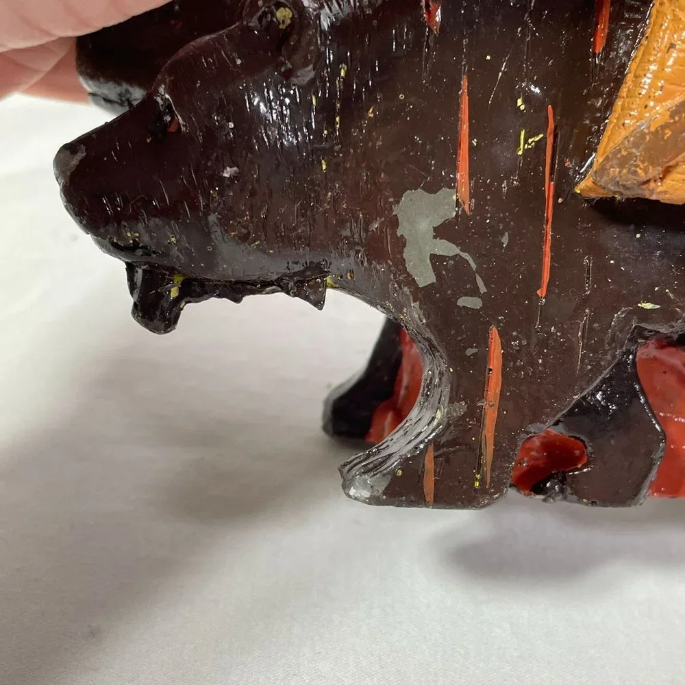 Two's Company Bear‎ Candle Vintage Figural Novelty Duo of Bears